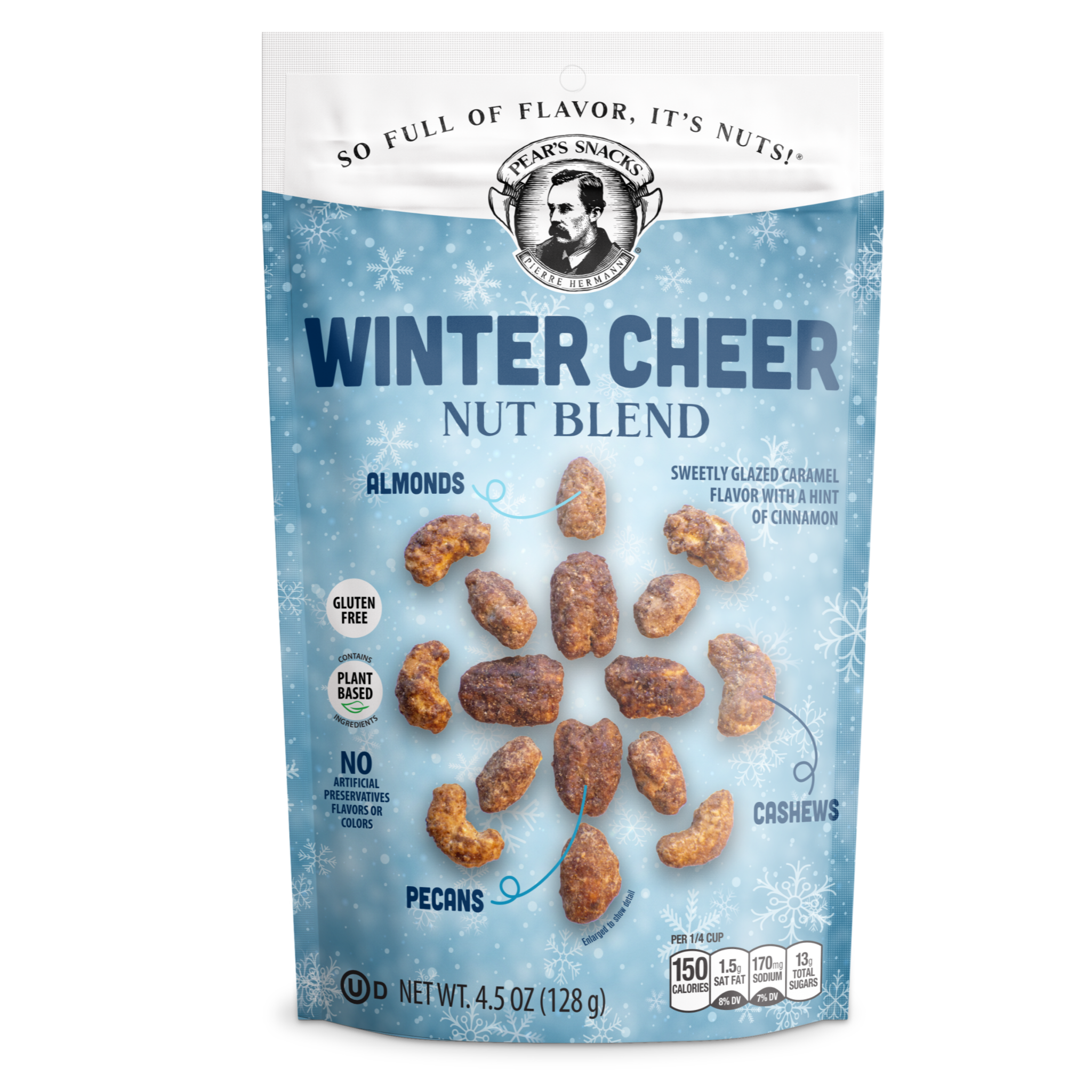 Winter Cheer Nut Blend - 4.5 oz – Pear's Snacks