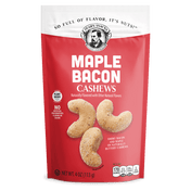Maple Bacon CashewsYou know that moment when maple syrup streams off your pancakes and onto your salty bacon...and you’re kind of jazzed about it? Us, too. Naturally buttery-tasting cashews combine with fabulous maple and smoky bacon flavors to create thi