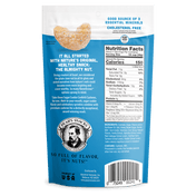 Sugar Cookie Confetti Cashews Image of the back portion of a single package. Ingredients: Cashews, Sugar, Peanut and or Sunflower Oil, Salt Honey, Brown Sugar, Nonfat Milk*, Gum Arabic, Dextrose, Corn Syrup Natural Flavors, Vanilla Extract, Spirulina Extr