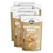 Everything Bagel® Cashews - 6 PackRestocking your pantry? Looking to up your family's snack game? Need something worthy of pairing with your favorite adult beverage? All sound reasons to have this tasty 6 pack delivered direct to your doorstep! Love Every
