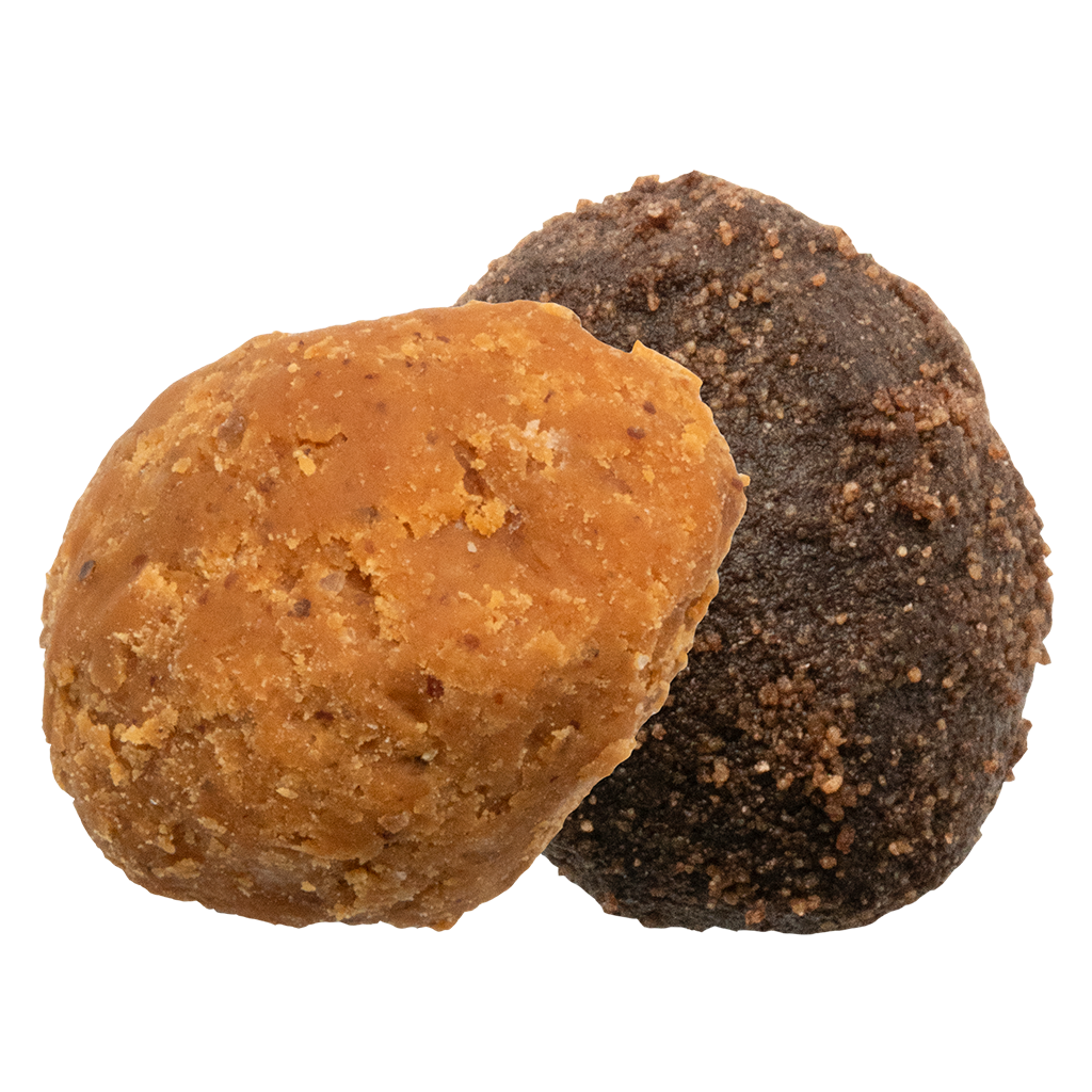 Peanut Butter Cup Flavored Peanuts Rich creamy peanut butter flavored peanuts AND natural cocoa covered peanuts come together in one bag to make one deliciously, magical snack. Pear's Peanut Butter Cup Peanuts. Made in the USA
