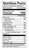 Nutrition Facts: Serving Size 1/4 Cup (30g). Calories 150. Total Fat 8g. Cholesterol 0mg. Sodium 105 mg Total Carbohydrate 17g. Protein 3g