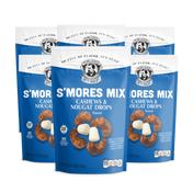 Three packages of 'S'Mores Mix' with cashews and nougat drops